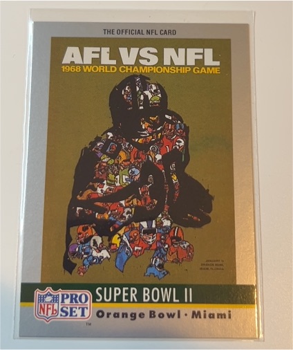 1990 Pro Set #2 Super Bowl II Green Bay Packers — front