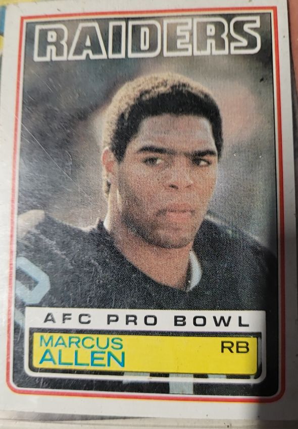 1983 Topps #294 Marcus Allen — front