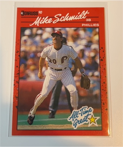 1990 Donruss #643 Mike Schmidt — front