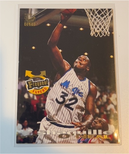 1993-94 Topps Stadium Club Frequent Flyers #358 Shaquille O'Neal — front