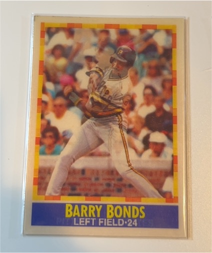 1990 Sportflics #143 Barry Bonds — front