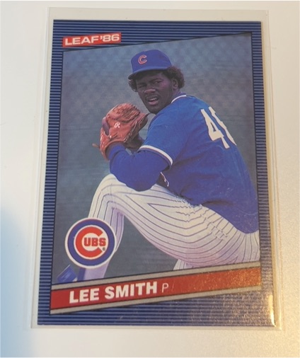 1986 Leaf #64 Lee Smith — front