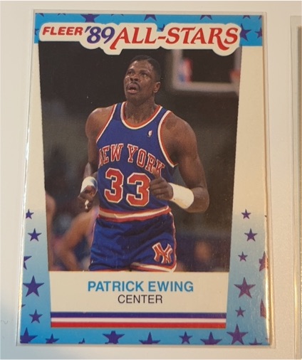 1989 Fleer All Stars #7 Patrick Ewing — front