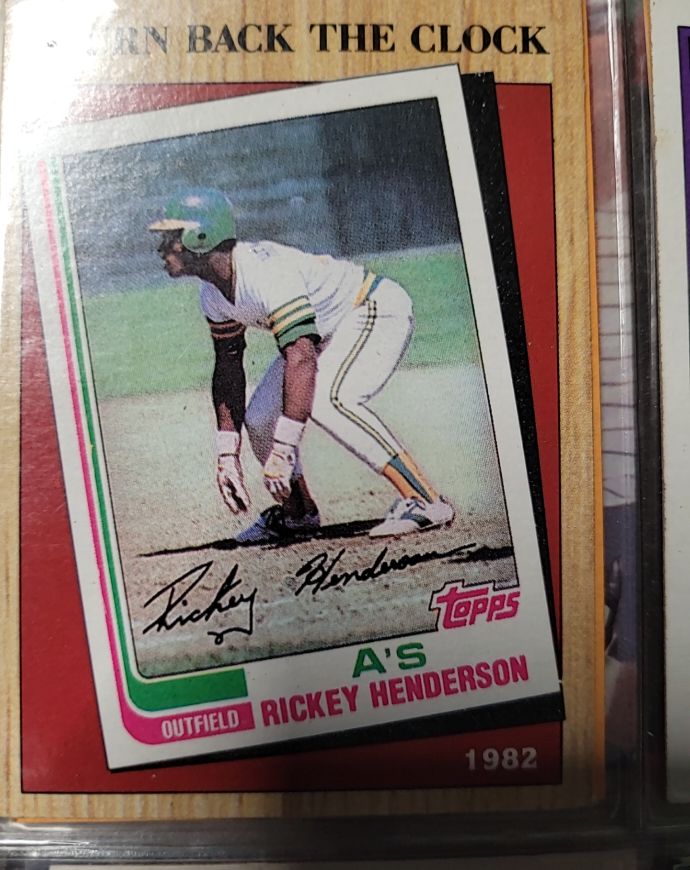 1987 Topps #311 Rickey Henderson — front