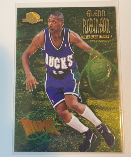 1995-96 SkyBox Premium Atomic #A7 Glenn Robinson — front