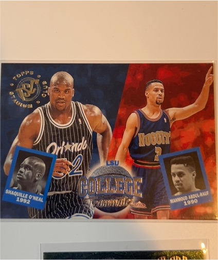 1994-95 Topps Stadium Club #102 Shaquille O'Neal, Mahmoud Abdul-Rauf — front