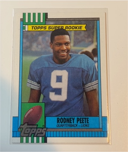 1990 Topps #351 Rodney Peete — front