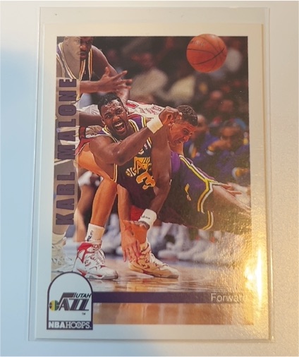 1992 NBA Hoops #227 Karl Malone — front