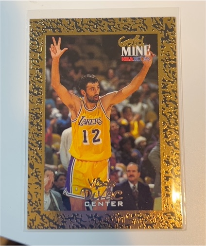 1995 Skybox NBA Hoops Gold Mine #441 Vlade Divac — front