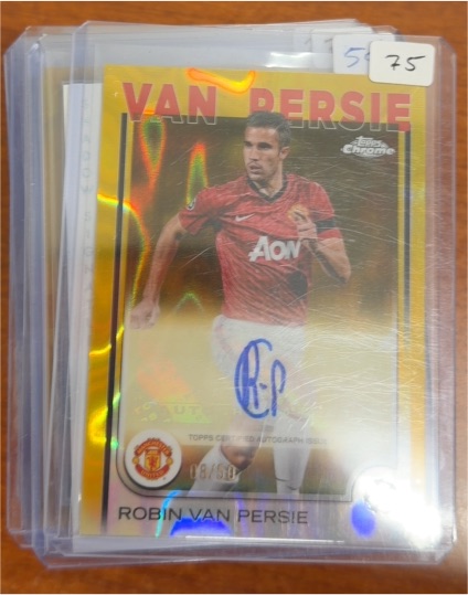 2024-25 Topps Chrome UEFA Club Competitions #CA-RVP Robin van Persie — front