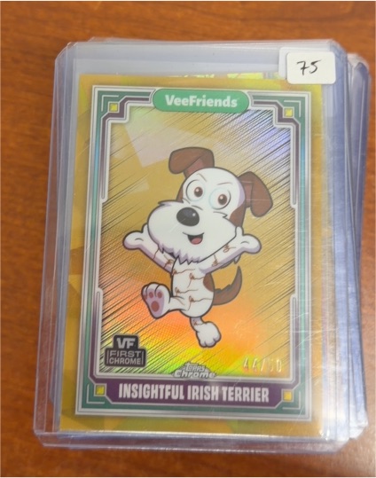 2025 Topps Chrome VeeFriends #58 Insightful Irish Terrier — front