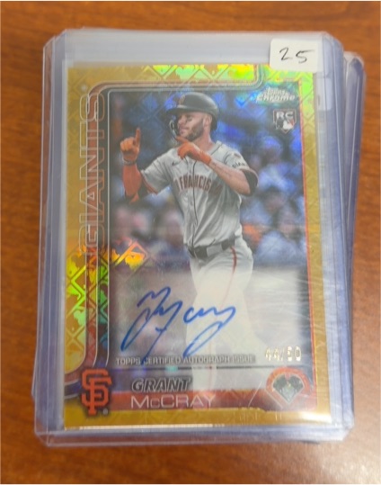 2025 Topps Chrome #RA-GM Grant McCray — front