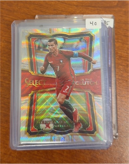 2017 Panini Select Soccer #IC-2 Cristiano Ronaldo In The Clutch Prizm — front