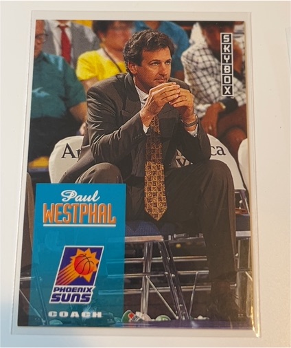 1992-93 SkyBox #275 Paul Westphal Phoenix Suns Coach — front