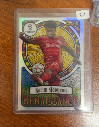 2021-22 Topps Merlin Chrome UEFA Renaissance #R-14 Karim Adeyemi — front
