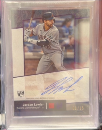 2024 Topps Museum Collection Archival Autographs #AA-JL Jordan Lawlar — front
