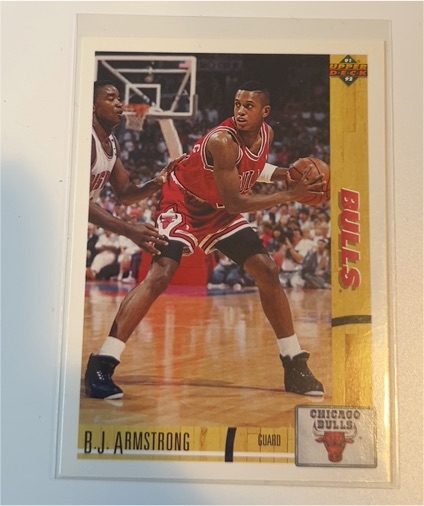 1991-92 Upper Deck #184 B.J. Armstrong — front