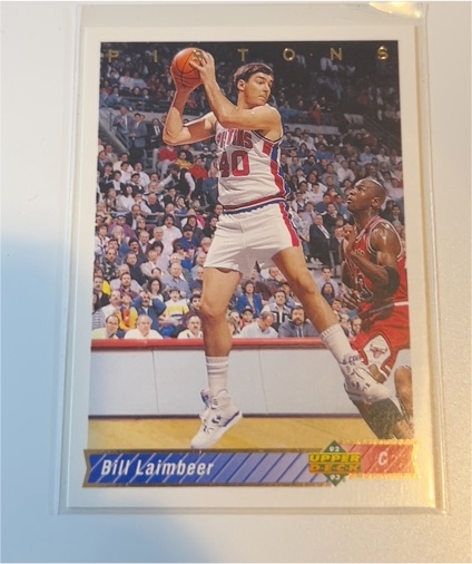 1992-93 Upper Deck #223 Bill Laimbeer — front