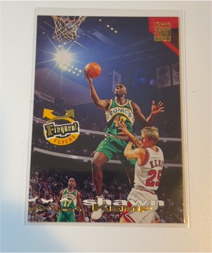 1993-94 Topps Stadium Club #355 Frequent Flyers Shawn Kemp — front