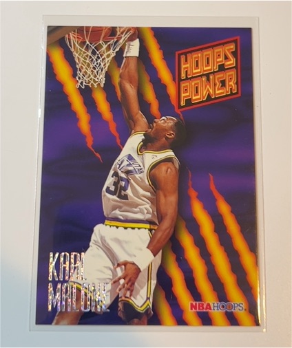1994-95 Hoops #PR-52 Karl Malone Hoops Power — front