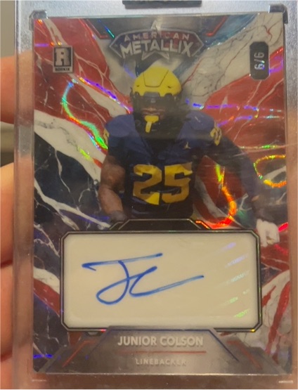 2023 Wild Card American Metallix #5 Junior Colson — front