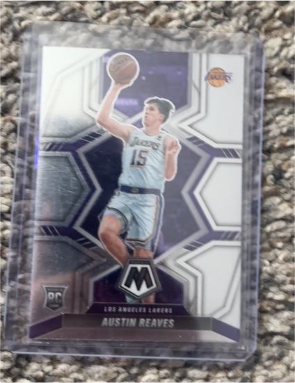 2021-22 Panini Mosaic #241 Austin Reaves RC — front