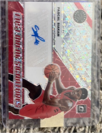 2020 Donruss Optic Fast Break Signatures #FB-PSI Pascal Siakam — front