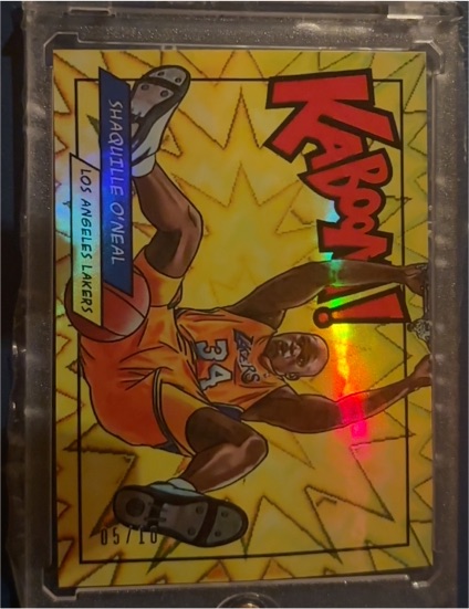 2014-15 Panini Excalibur Kaboom! #27 Shaquille O'Neal — front