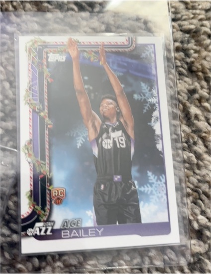 2025-26 Topps Holiday #H165 Ace Bailey — front