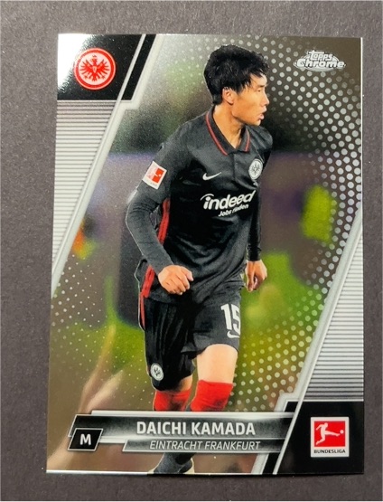 2021-22 Topps Chrome Bundesliga #39 Daichi Kamada — front