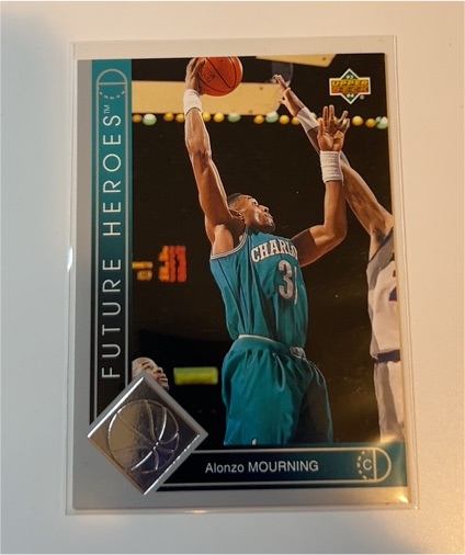 1993-94 Upper Deck #34 Alonzo Mourning Future Heroes — front