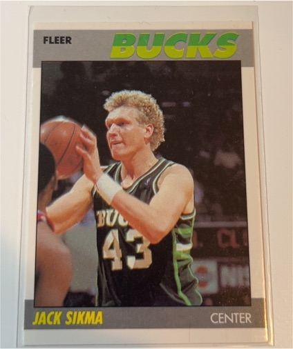 1987-88 Fleer #100 Jack Sikma — front