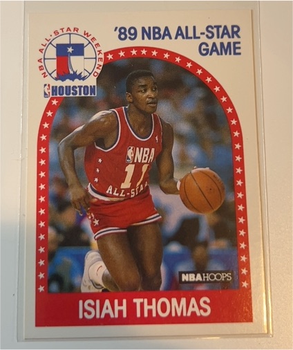1989-90 NBA Hoops #177 Isiah Thomas — front