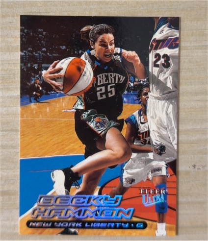 2000 Fleer Ultra WNBA #21 Becky Hammon — front