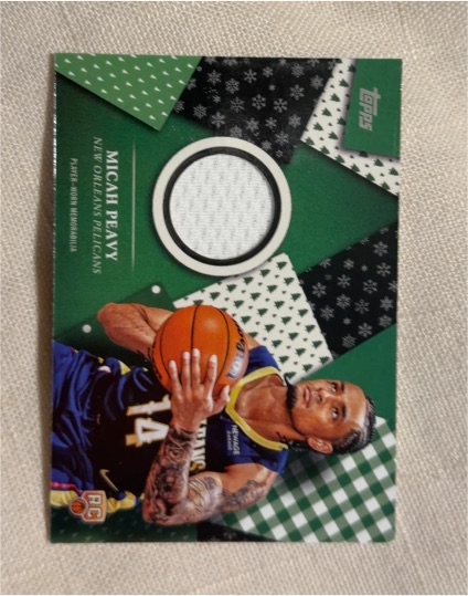 2025-26 Topps Holiday #HR-35 Micah Peavy — front