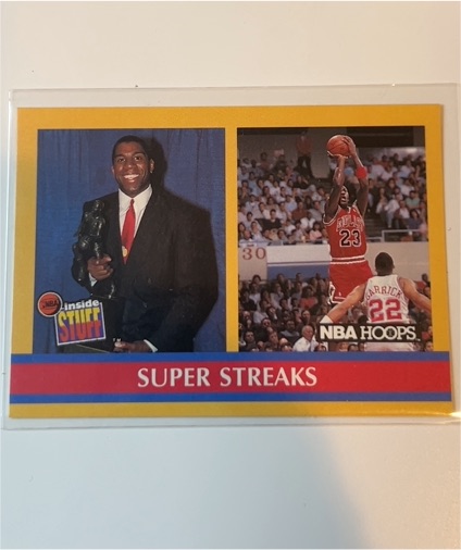 1990-91 NBA Hoops #385 Michael Jordan Super Streaks — front