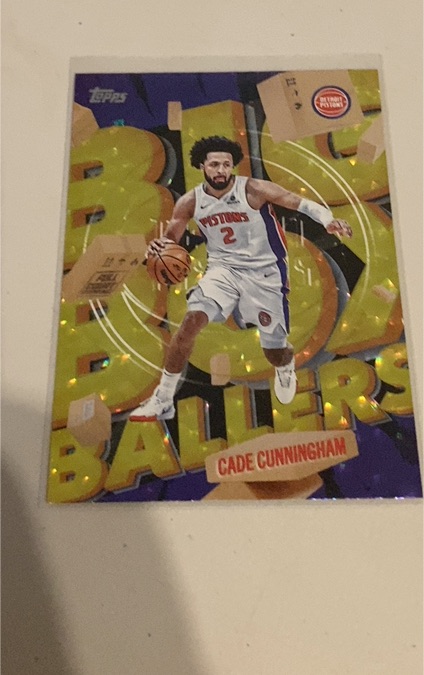 2025-26 Topps #BB-38 Cade Cunningham — front