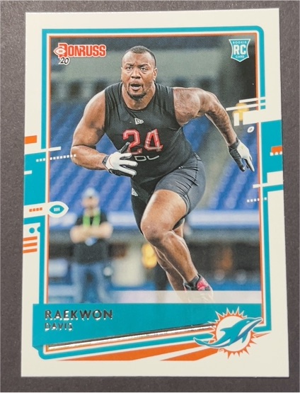 2020 Donruss #284 Raekwon Davis — front