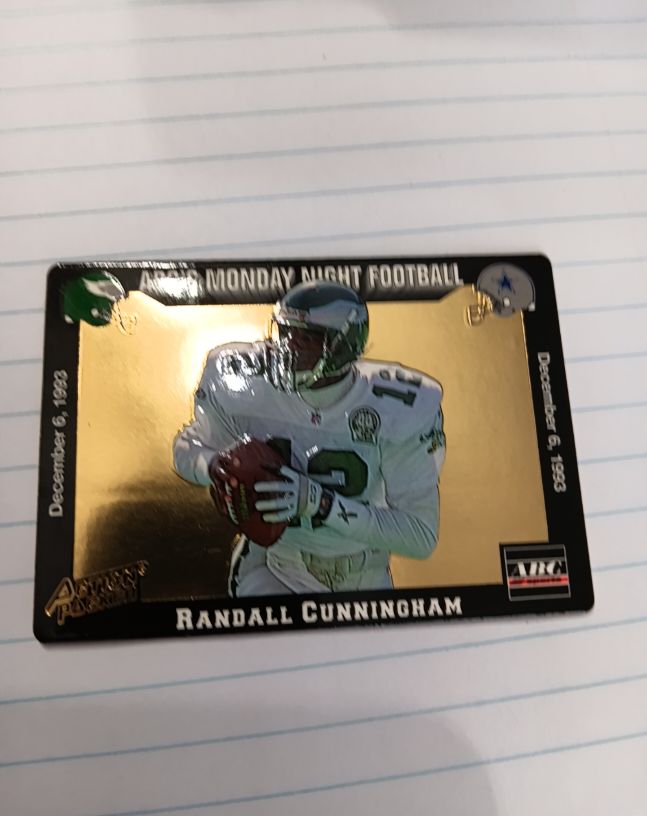 1993 Action Packed Monday Night Football #57 Randall Cunningham — front