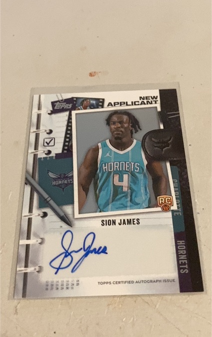 2025-26 Topps New Applicants #NA-SJ Sion James — front