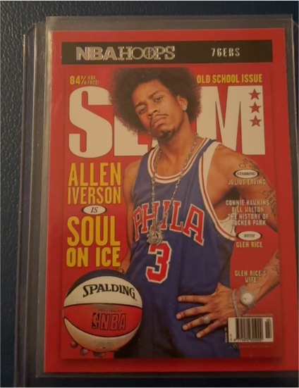 2020-21 Panini NBA Hoops Slam #1 Allen Iverson — front