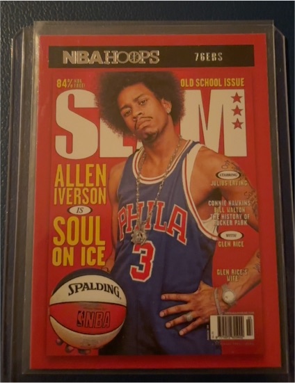 2020-21 Panini NBA Hoops Slam #1 Allen Iverson — front