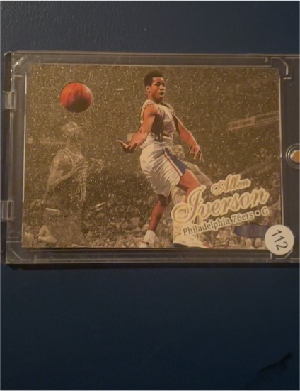 1997-98 Fleer Ultra Gold Medallion #107G Allen Iverson — front