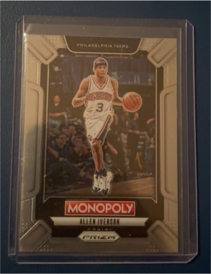 2024-25 Panini Prizm Monopoly #LEG1 Allen Iverson — front