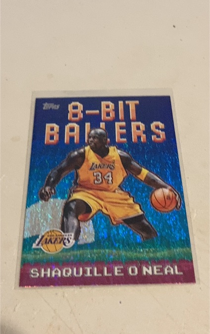 2025-26 Topps 8-Bit Ballers #8B-21 Shaquille O'Neal — front