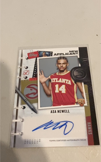 2025-26 Topps #NA-AN Asa Newell — front
