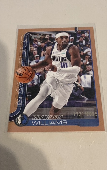 2025-26 Topps #171 Brandon Williams — front