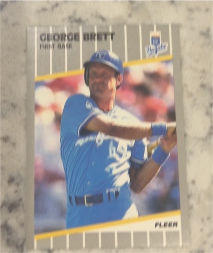 1989 Fleer #277 George Brett — front
