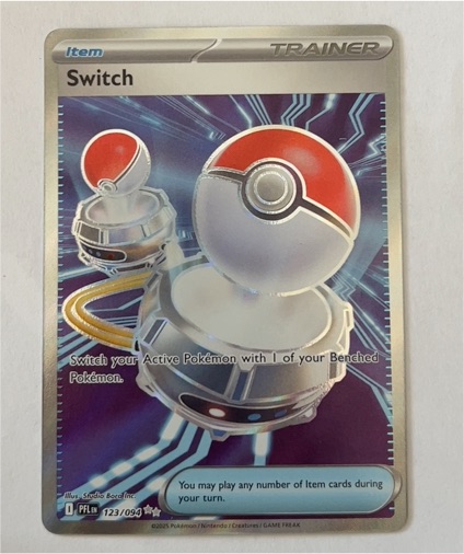 2025 Pokémon Phantasmal Flames #123 Switch — front