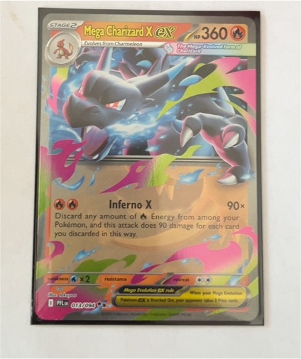 2021 Pokémon TCG Mega Charizard X ex 013/094 Phantasmal Flames — front